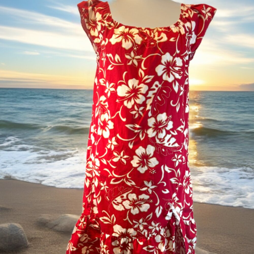 Vintage The Hawaiian Original floral dress size med m
